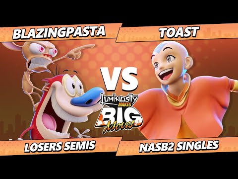 LMBM 2024 Losers Semis - BlazingPasta (Ren & Stimpy) Vs. Toast (Aang) Nickelodeon All-Star Brawl 2
