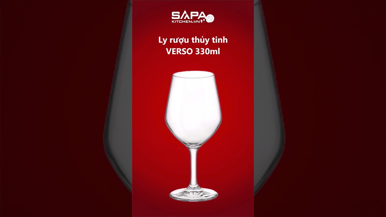 Ly rượu thủy tinh Verso 33cl
