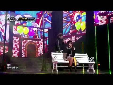 140227 SOME -  Soyou ft Junggigo @ M! Countdown