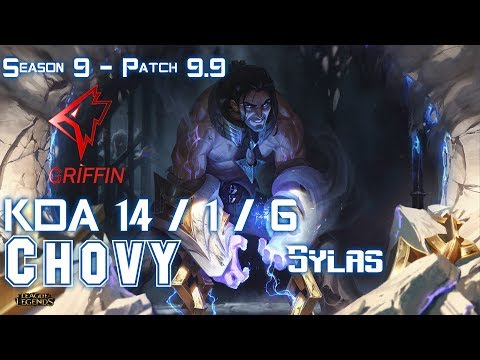 GRF Chovy SYLAS vs AATROX Mid - Patch 9.9 KR Ranked
