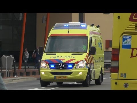 A1, Amstra Ambulance 01-183 Hoogezand/Sappemeer naar het UMCG