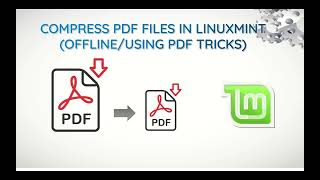 Compress PDF Files in Linux (Offline) using PDF Tricks