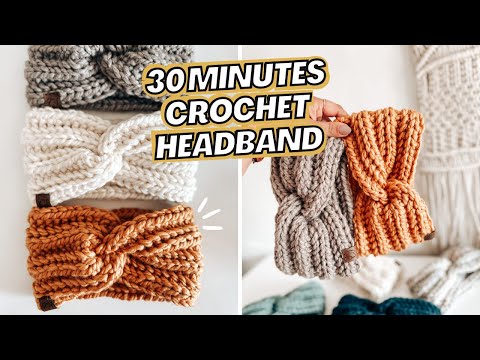 Easy Paine Crochet Headband | Beginner Friendly Pattern | CJ Design Blog