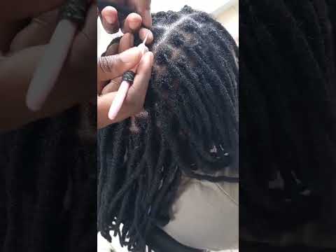 Crochet Retwist / root maintenance on locs