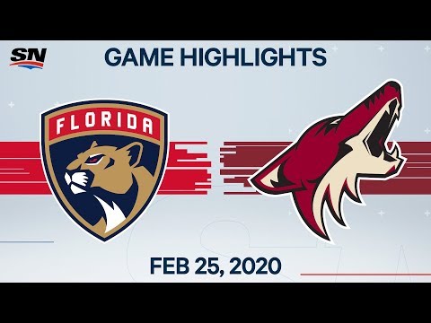 NHL Highlights | Panthers vs. Coyotes – Feb. 25, 2020