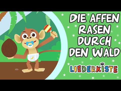 Die Affen rasen durch den Wald - Kinderlieder zum Mitsingen | Liederkiste