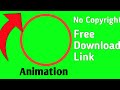 green screen circle animation Red round green screen circle animation video