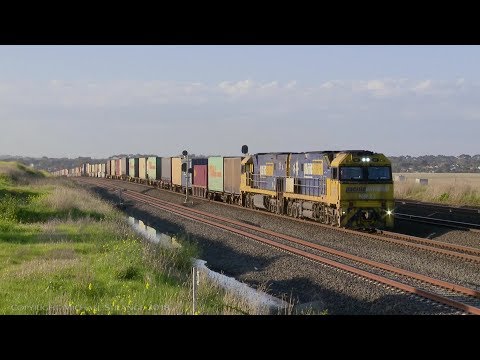 Pacific National / Toll Container Service MP4 - PoathTV Australian Trains & Railways