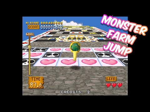Monster Farm Jump (Arcade) - Quick Review & Gameplay