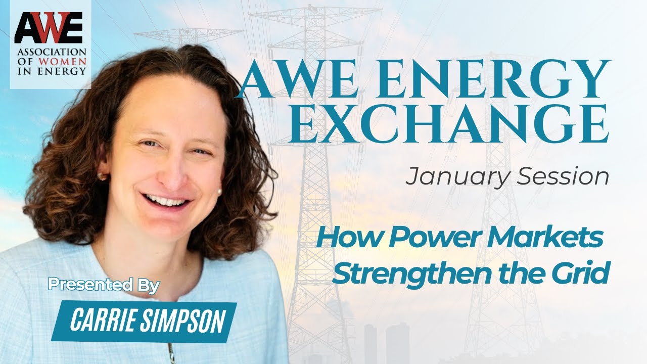 How Power Markets Strengthen the Grid | AWE Energy Exchange with Carrie Simpson (SPP)