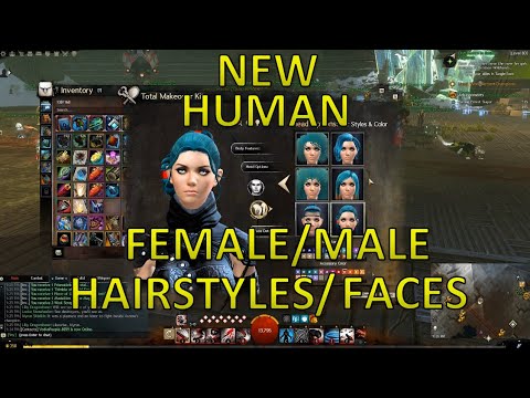 GW2 - NEW Human Female/Male Hairstyles and Faces!