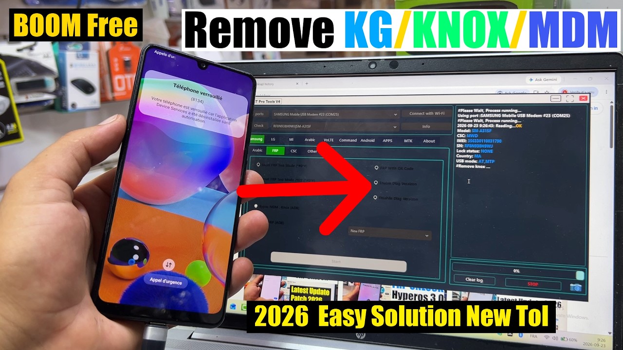 ALL Samsung KG/MDM/KNOX Lock Remove Tool 2026 || Permanent KG Remove | KG Unlcok/Bypass