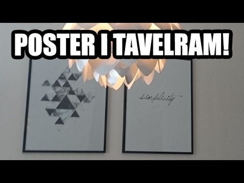 Poster i tavelram - Enkel Guide