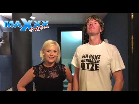 Mickie Krause mit unserer Mona im Arena-Park auf Malle