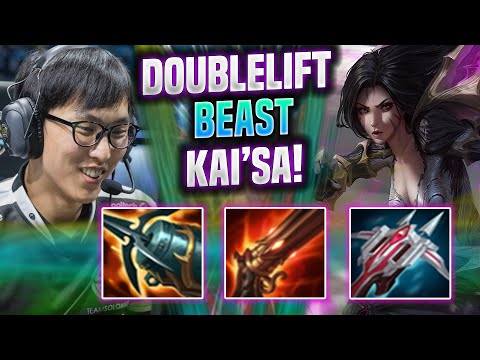 DOUBLELIFT IS A BEAST WITH KAI'SA! - Doublelift Plays Kai'sa ADC vs Ezreal! Season 2022