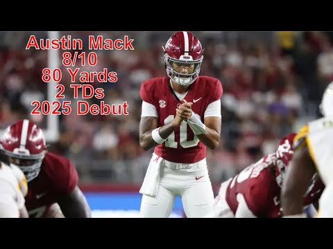 Austin Mack highlights vs ULM (2025)