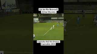 Gol de Gui Mendes!!! Capixaba x Rio Branco #capixabão #futebol #riobranco