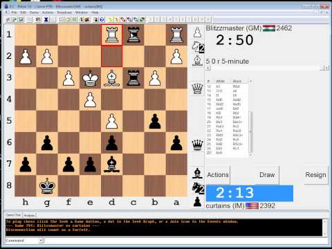 5 minute chess #109: GM Pap Gyula vs IM Greg Shahade - Maroczy Bind