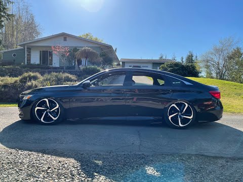 Honda Accord 10th Gen Air Lift Performance Suspension Install With My Parents Help!