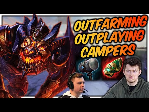 HOW TO PLAY WHEN GETTING CAMPED IN SOLO! (RANKED CAMAZOTZ)