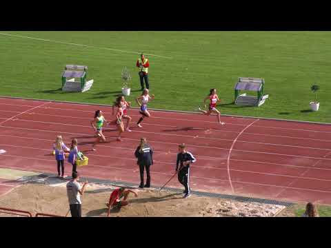 100m [Ž], 2 skupine, Eva Mačković i Ema Vukadin - Susret kadetskih reprezentacija 2017