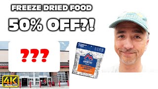 Freeze Dried Food 50% Off - Super Rare Deal? #campingfood (4k UHD)