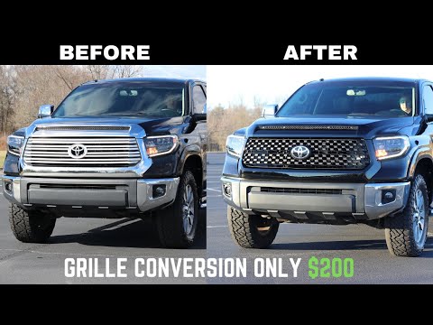 Toyota Tundra Grille Conversion (2014+) - MUCH BETTER!