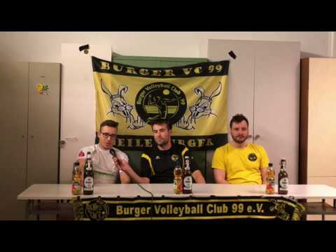 Pressekonferenz vom 18 01 2020 Burger VC 99 - Altmark Volleys