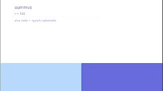 Alva Noto + Ryuichi Nakamoto  - Naono (r-n 132)