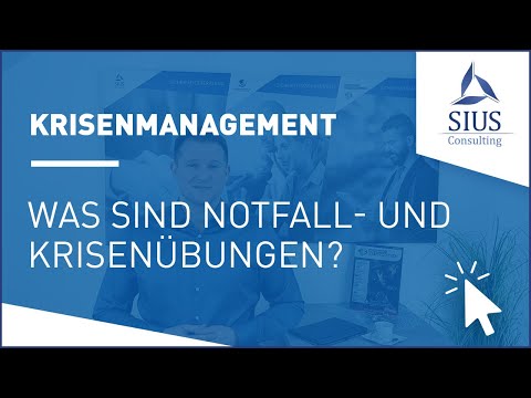 Krisenmanagement - Was sind Notfall- und Krisenübungen? / Notfall- und Krisenmanagement