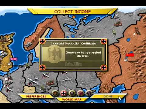 Axis and Allies German Theme Music 1998, Hasbro Fully Animated