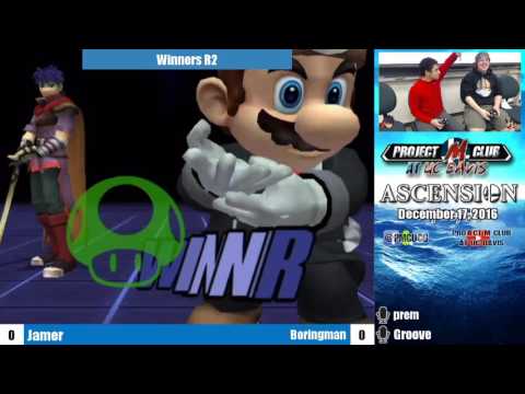 "Ascension 12/17/16" - Jamer (Ike) v. Boringman (Mario/M2) - Winners R2
