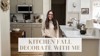Decorate My Kitchen for Fall With Me 🍂 | Cozy + Timeless Fall Decorating Ideas 2025