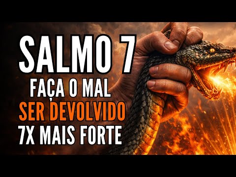 ESTE SALMO 7 | DERRUBA O INIMIGO- DESTRÓI INVEJA E BRUXARIA