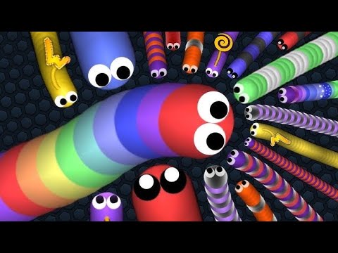 Slither.io 1 tiny pro Snake vs Giant  Snakes Epic slither.io gameplay