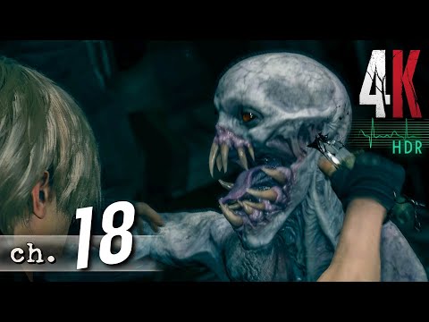 Resident Evil 4 Remake [4K/60fps HDR] (100%, Hardcore, Platinum) Walkthrough Part 18 - Chapter 14