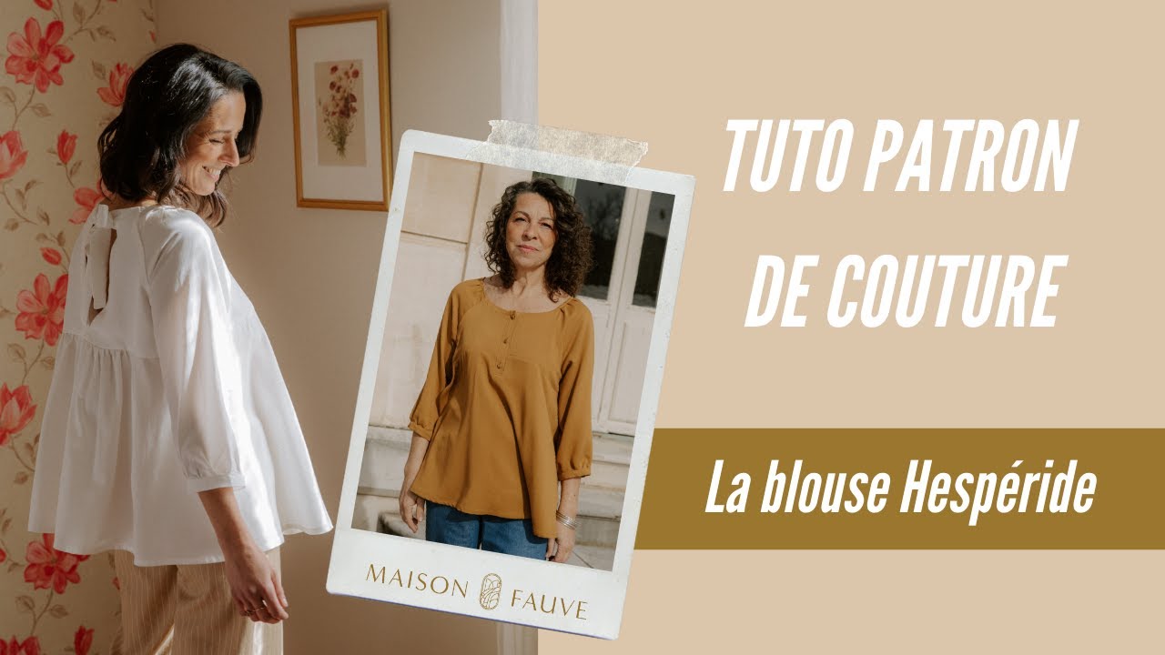 Hespéride blouse sewing pattern - Pouch pattern