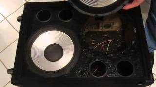 Video thumbnail for Hartke 2x15 sub replacement by John Gordy