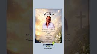 Sydney Bynoe | Funeral Announcement #ObituariesSVG #Obituaries #SVG