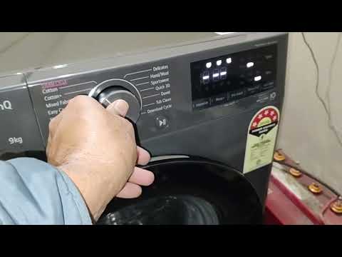 LG 9 Kg front load washing machine // how to use // learn how to operate washing machine