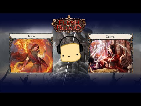 Newbie play Flesh and Blood TCG Blitz [Deck: Dromai] ... PLAYING WITH KANO BE LIKE?!! - Day 28