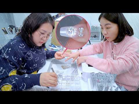 Nail Art von einem Weltmeister (27 Jahre Erfahrung) | Regentag ASMR