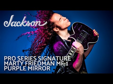 Jackson Pro Series Signature Marty Friedman MF-1 Electric Guitar, Purple Mirror image 4