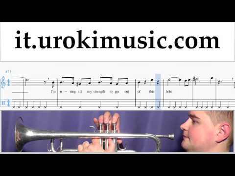 Lezioni di Tromba Rihanna Sledgehammer Parte#2 Melodia Tutorial Spartito Imparare Insegnante