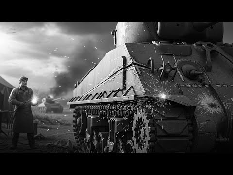 "How One Welder's 'FORBIDDEN' Armor Angle Made Shermans Deflect 75mm Shells At 500