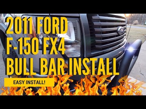 2011 Ford F-150 FX4 ► Bull Bar Installation 2009-2014 | Very Easy!