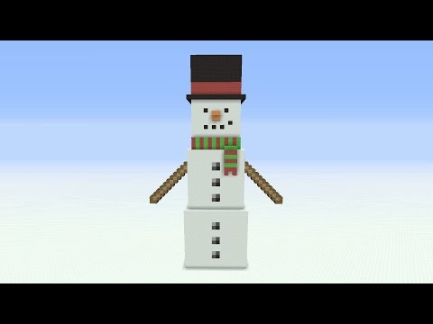 Ultimate Snowman Statue - ADHDcraft Tutorial!