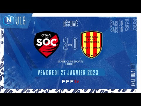 J18 | SO Cholet - FC Martigues (2-0), le résumé | National FFF 2022-2023
