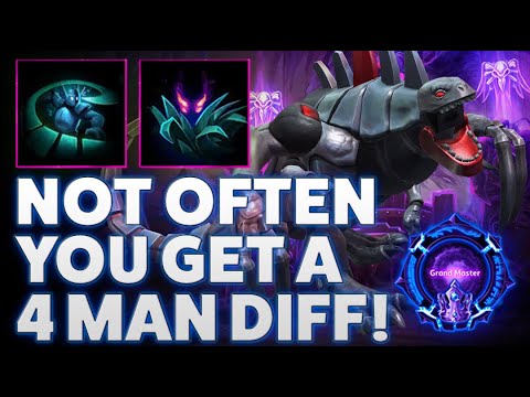 Dehaka Isolation - NOT OFTEN YOU GET A 4 MAN DIFF! - Grandmaster Storm League