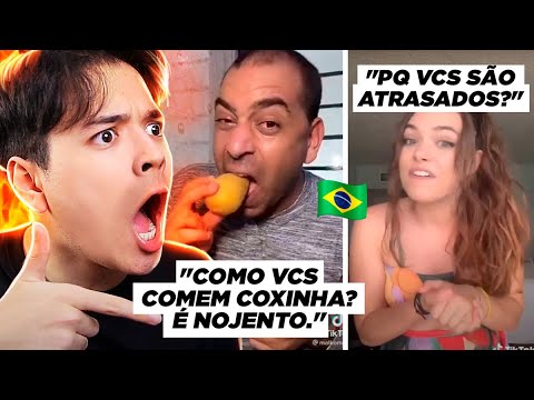 BRASILEIRO reagindo a TIKTOKS de GRINGOS ZOANDO o BRASIL 🇧🇷 #03